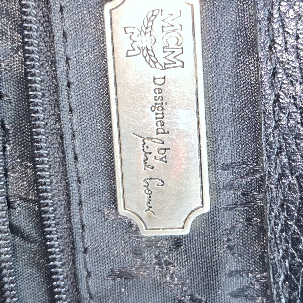 MCM Black Leather Backpack - Project Bag - Picture 11 of 14